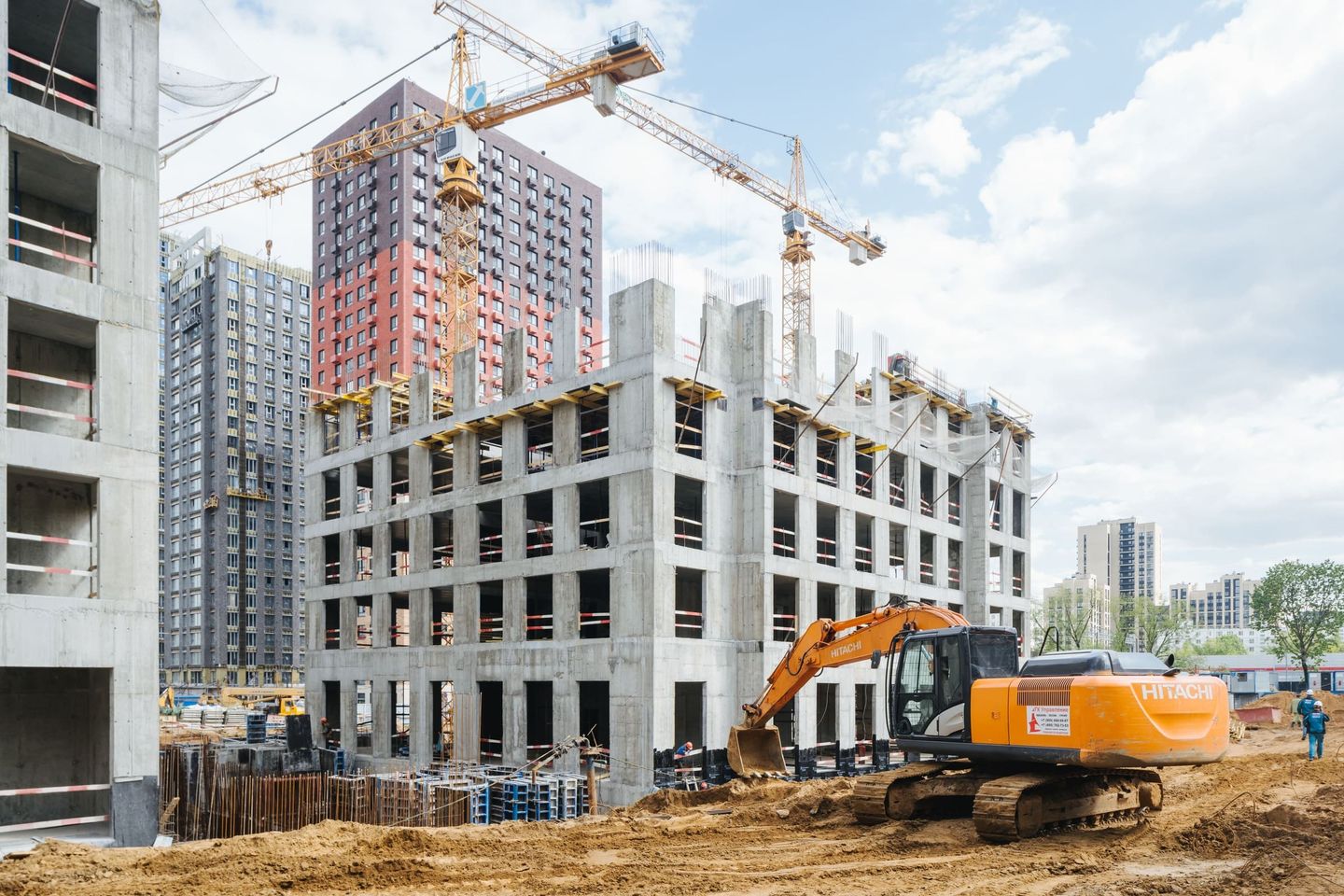 Construction progress