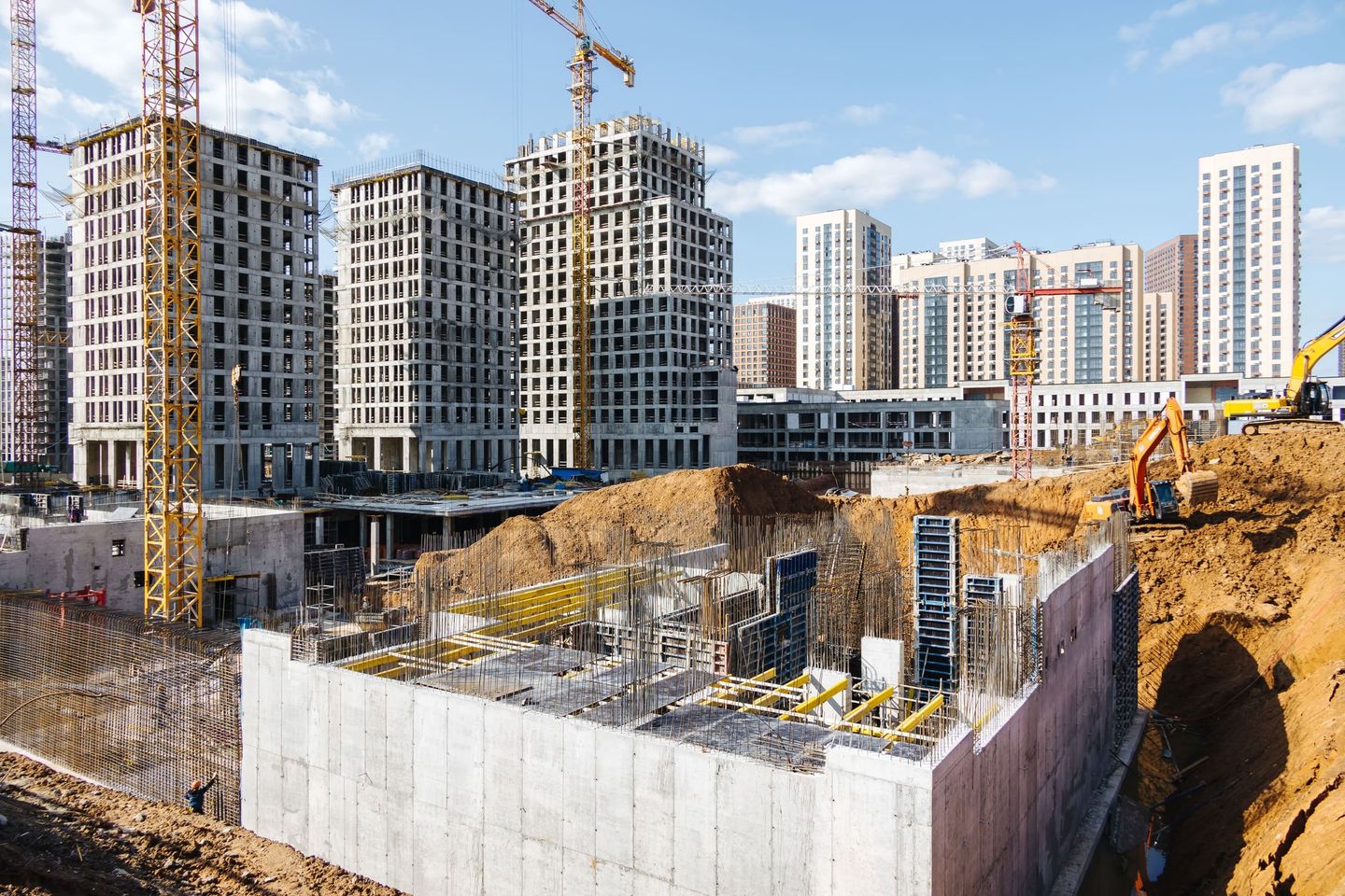Construction progress