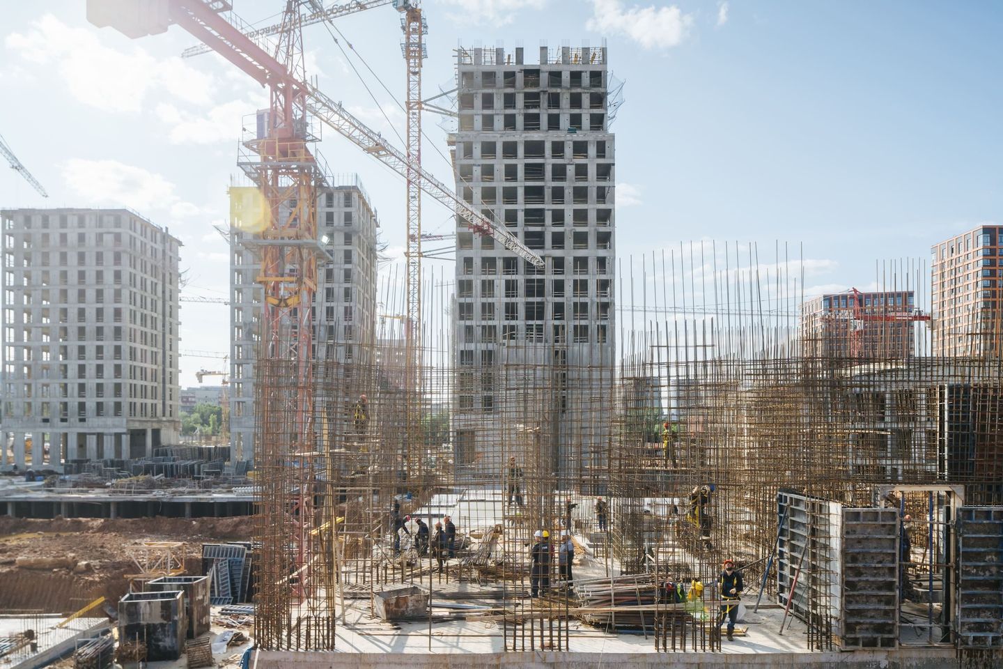 Construction progress