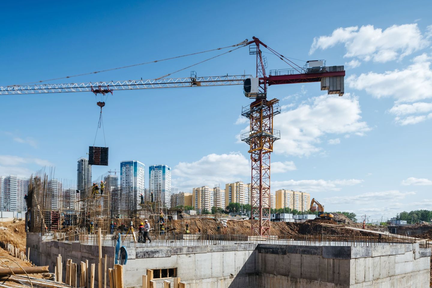 Construction progress