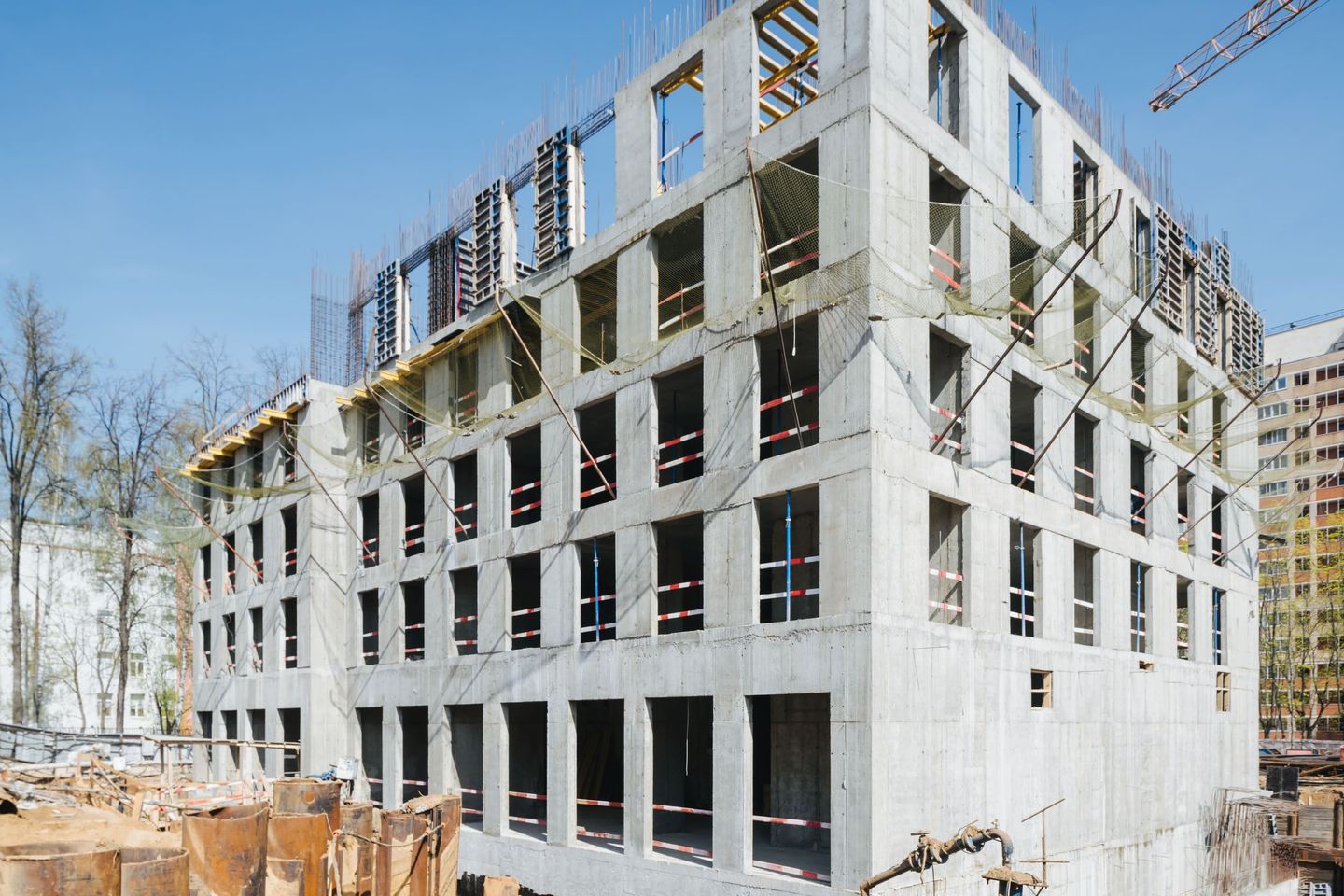 Construction progress