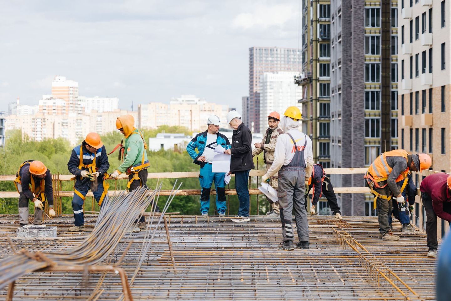 Construction progress