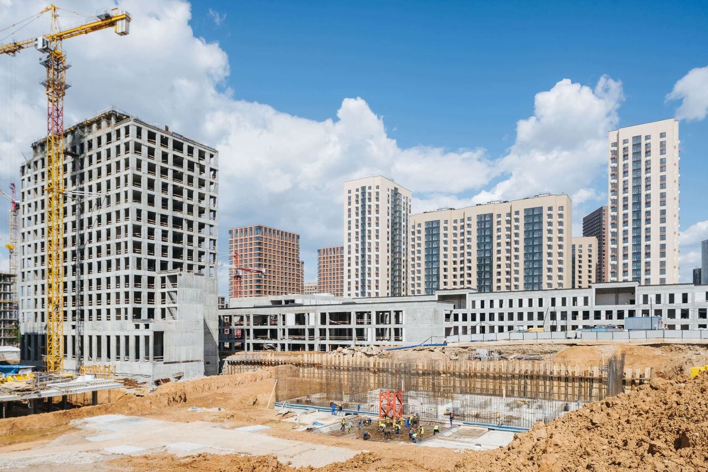 Construction progress