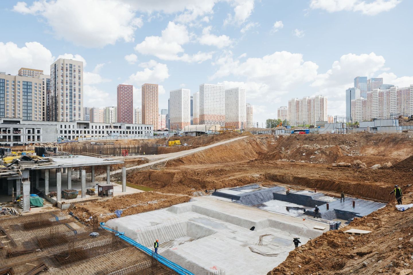Construction progress