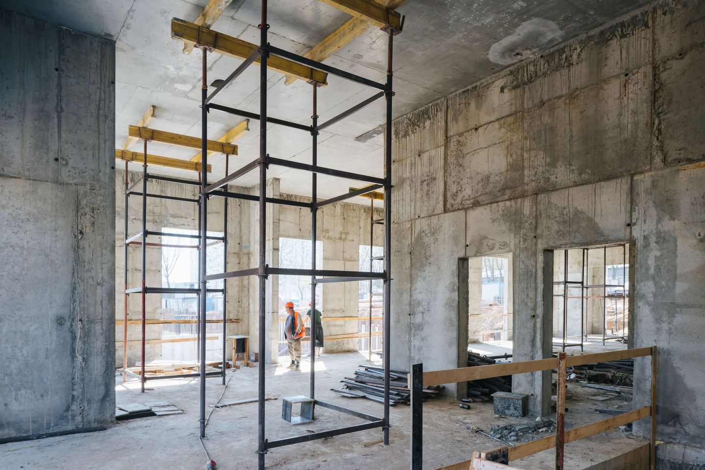 Construction progress