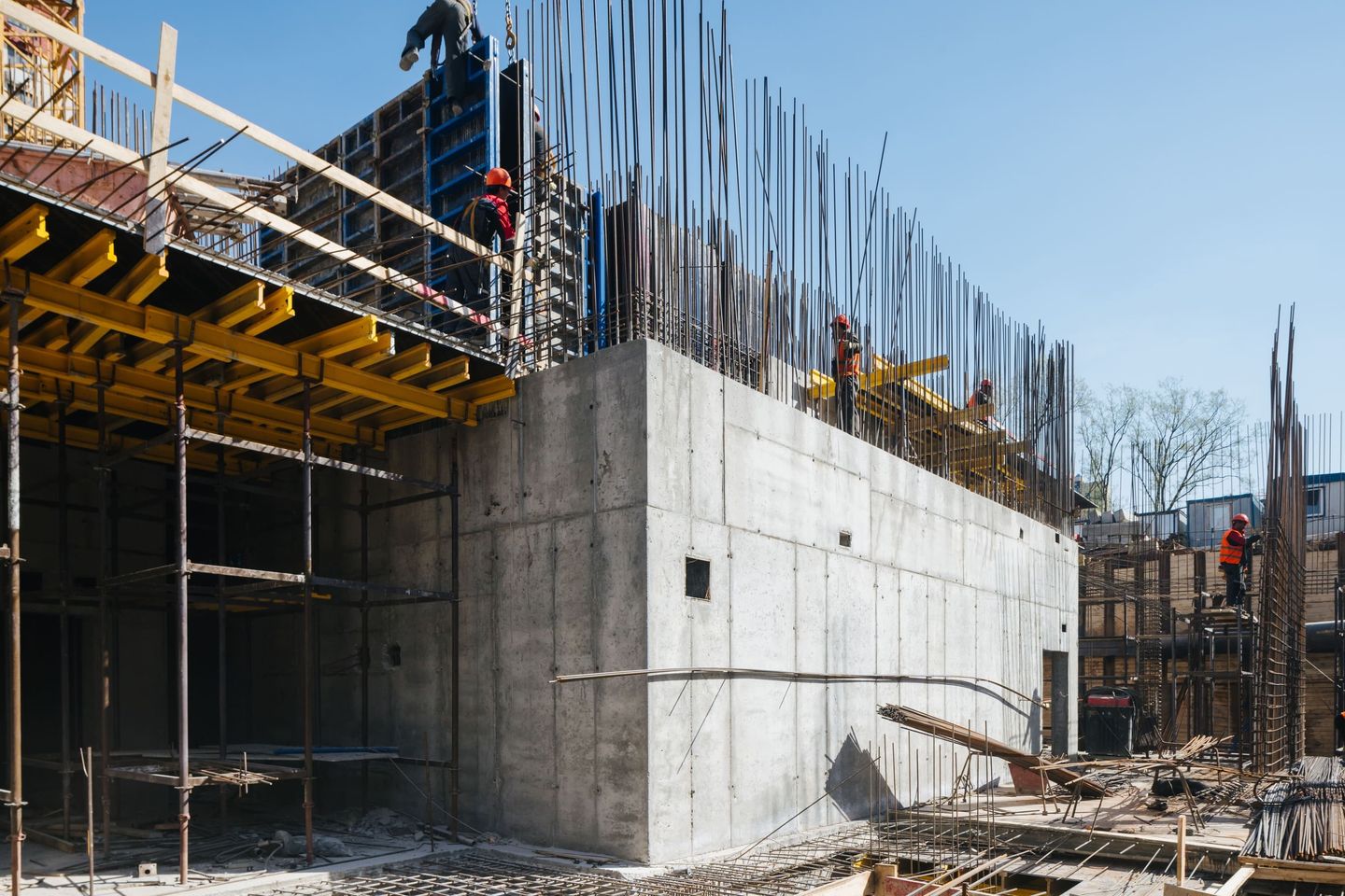 Construction progress