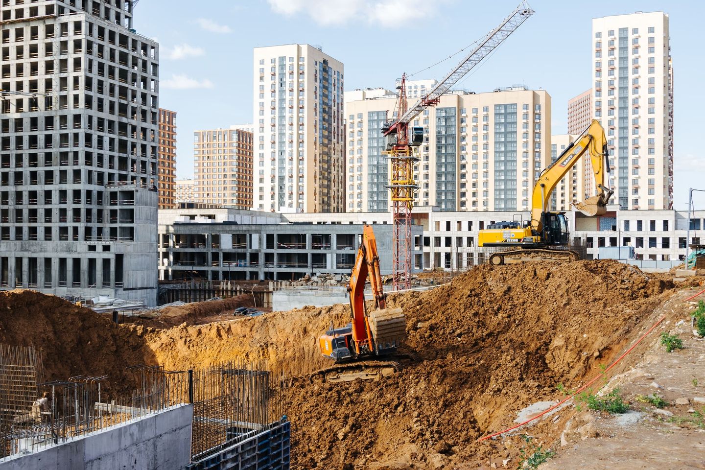 Construction progress