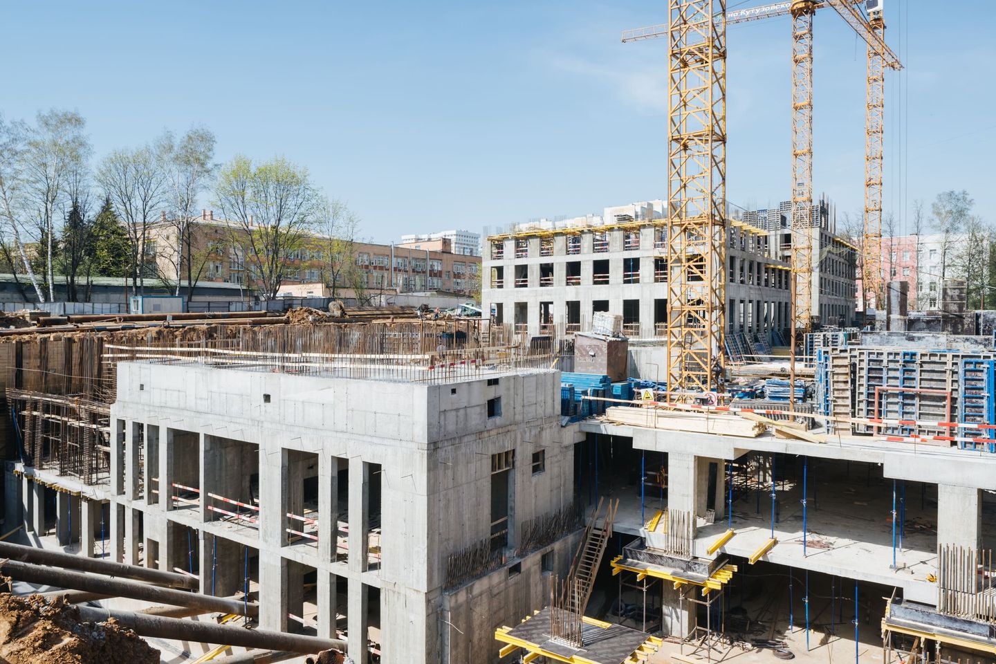 Construction progress